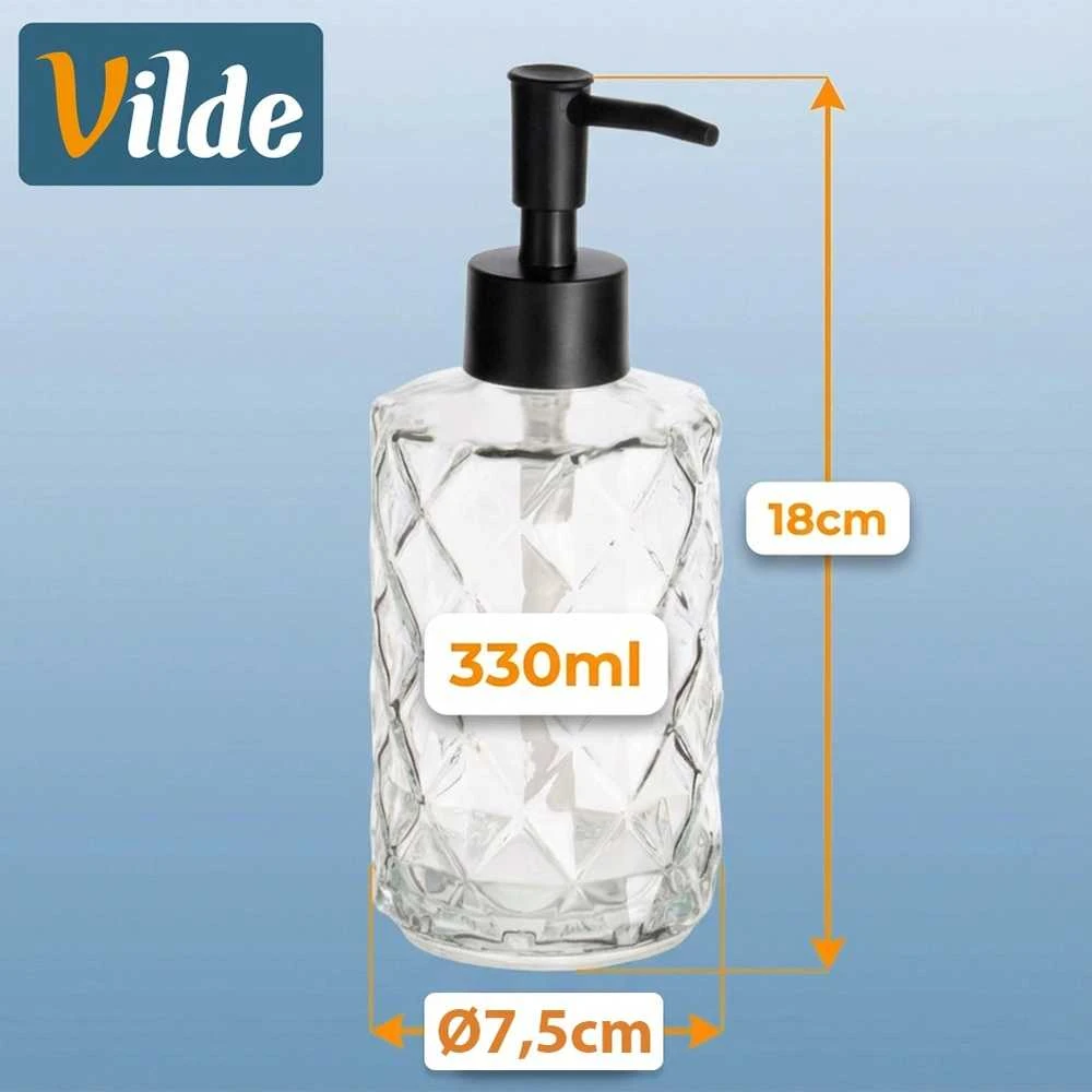 Vilde skaidrus dozatorius skysčio muilui 330 ml