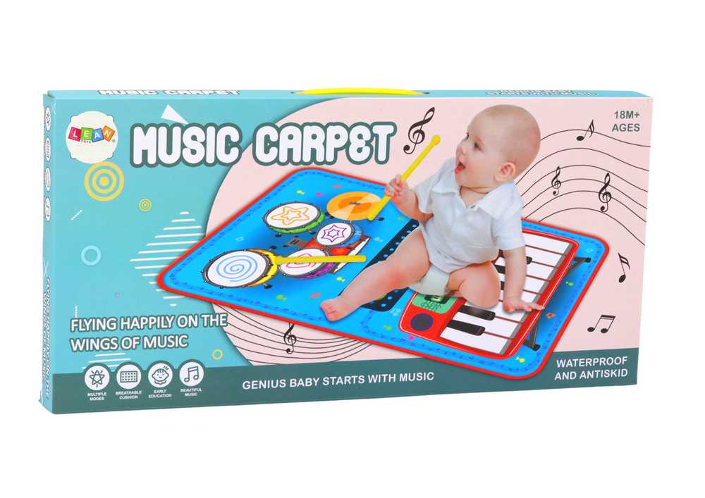 Lean Toys Interaktyvus muzikinis kilimėlis vaikams