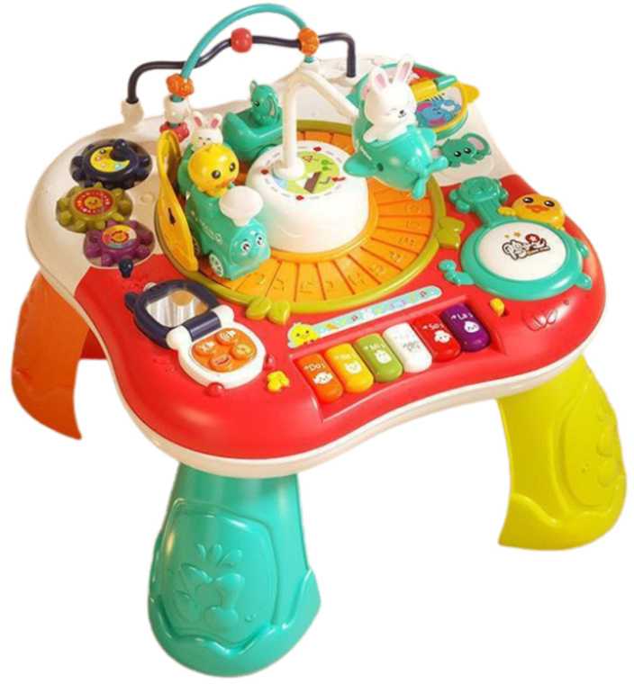 Lean Toys Muzikinis lavinamasis staliukas vaikams 2 viename