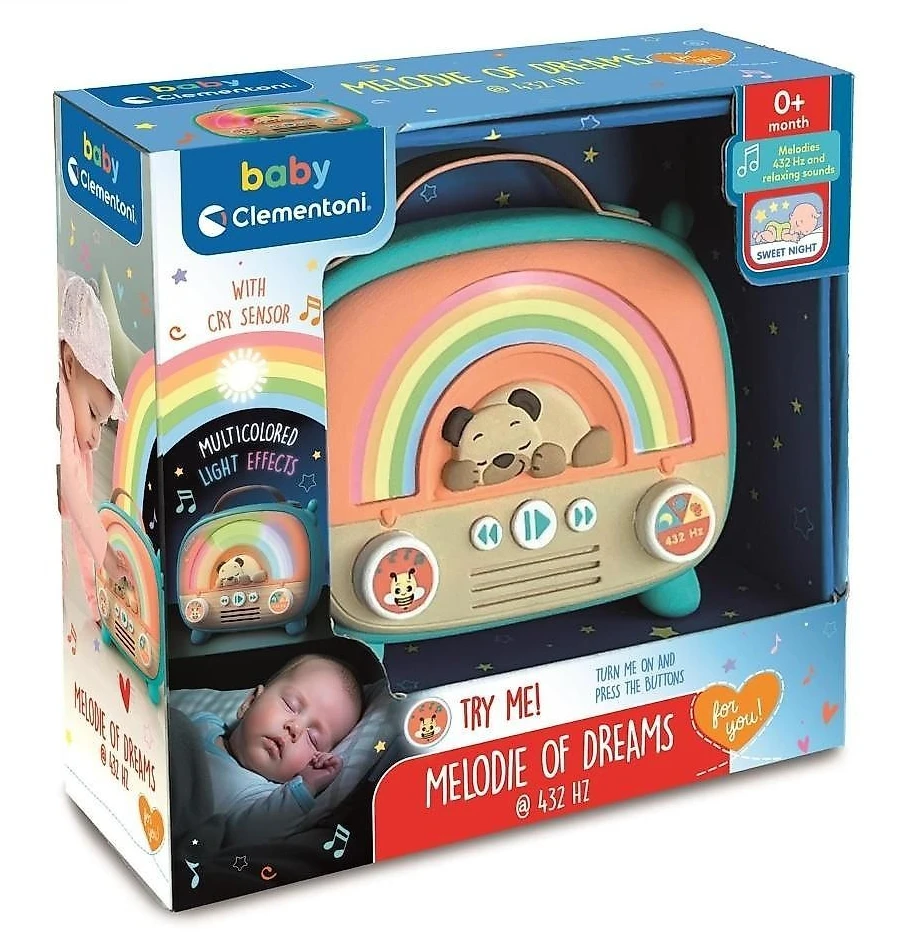 Muzikinis žaislas Clementoni Sleep Melodies Radio su verksmo jutikliu