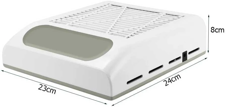 Nagų dulkių ištraukėjas BQ-858-8 su filtru 80W