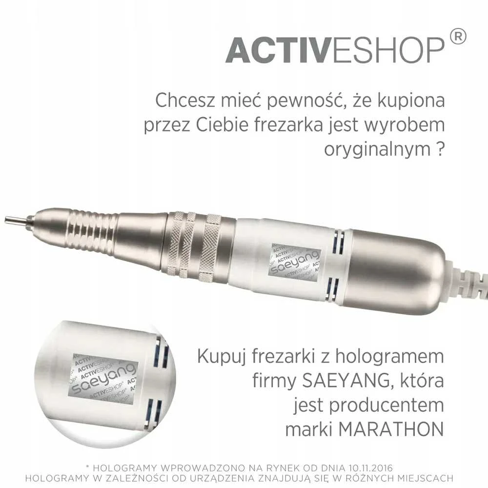 Activeshop Nagų freza Saeyang Marathon Mighty + SH20N