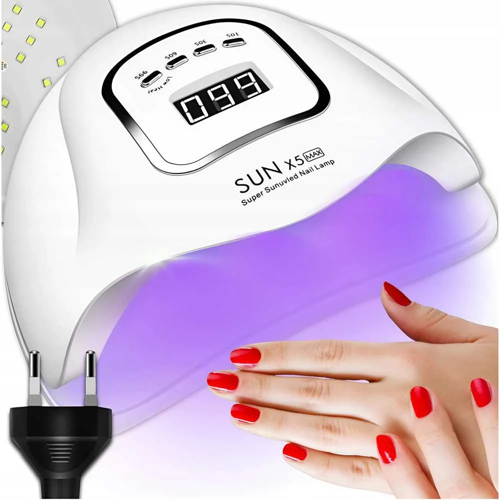Activeshop Nagų lempa UV LED Glow YC57 268W Rožinė Mėlyna