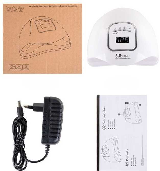 Nagų lempa SUN X5 Max 46 LED UV 150W