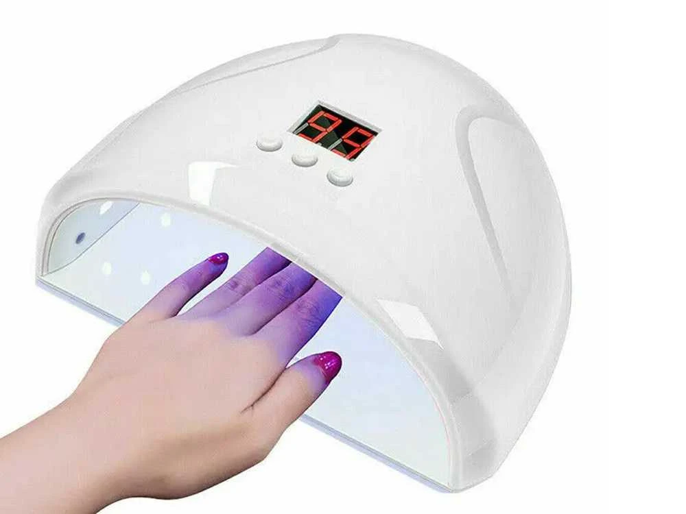 Nagų priežiūros rinkinys su 12W LED/UV lempa ir frezavimo įrenginiu