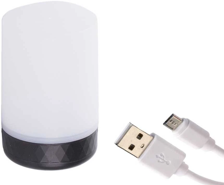 Naktinė LED lempa RY-1818 su RGB apšvietimu, 12x7,5 cm, USB