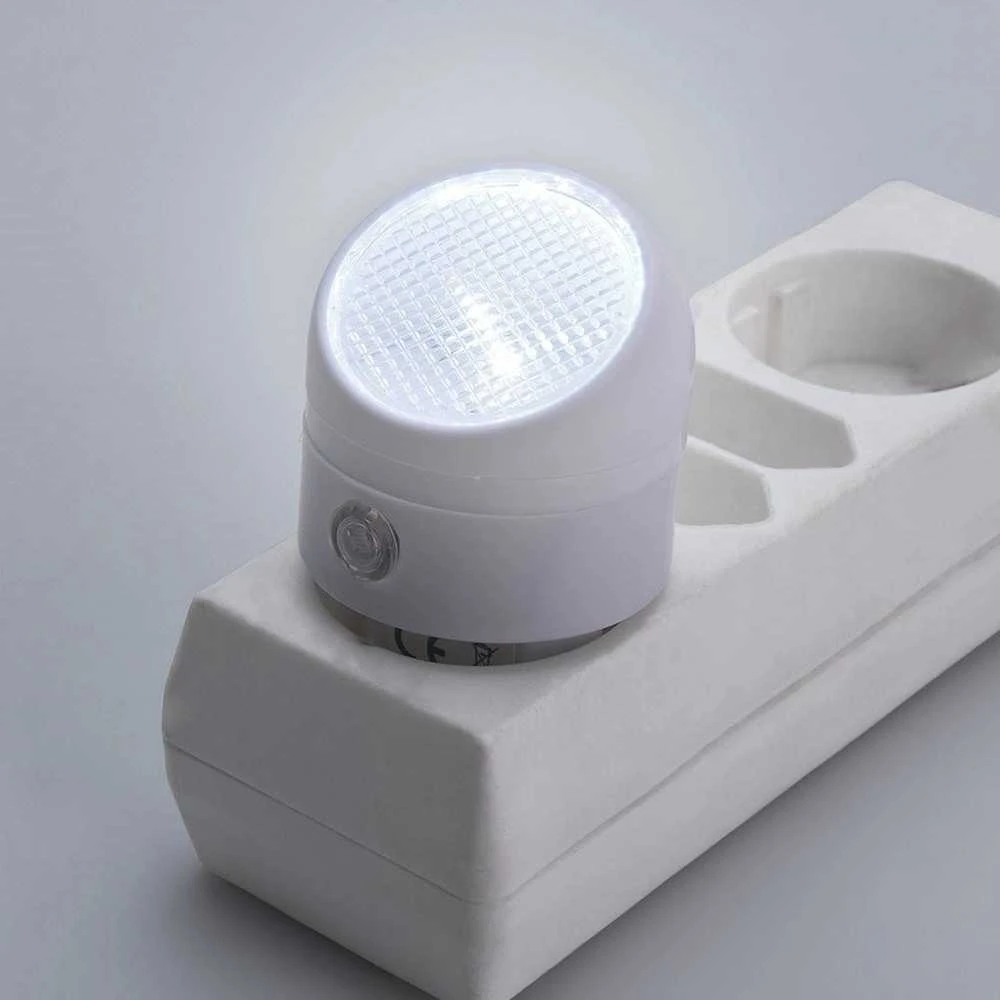 Verk FX Light LED naktinė lempa su sutemų jutikliu balta