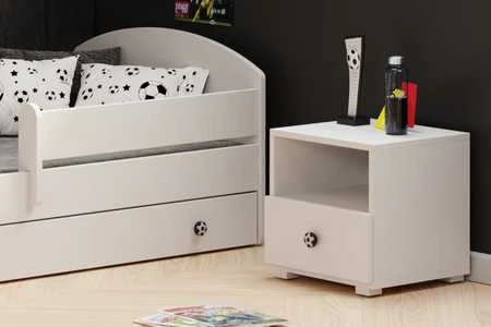 Naktinis staliukas baltas