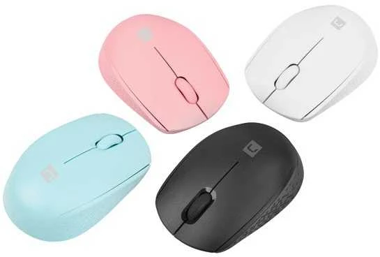 Belaidis Pelė - NATEC Stork Optinė 1600 DPI Ambidextrinė Balta