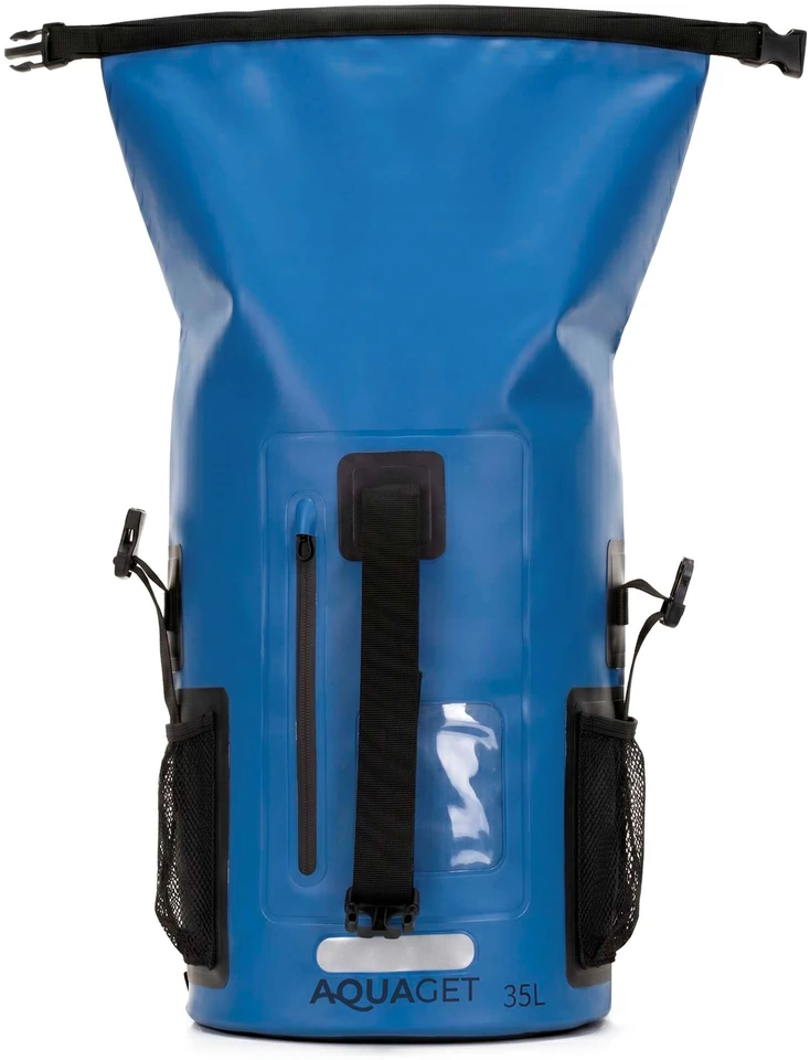 Springos Neperšlampama kuprinė 35 l, IPX6, mėlyna/juoda, 43 × 26 × 69 cm
