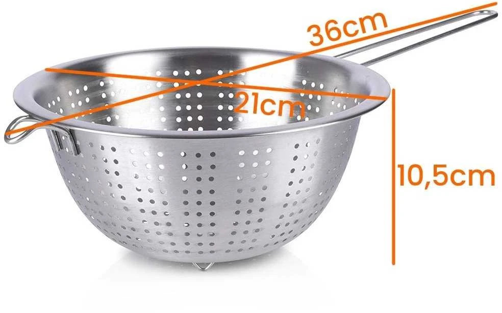 Plieno koštuvas su dubeniu 21 cm - patogus ir universalus