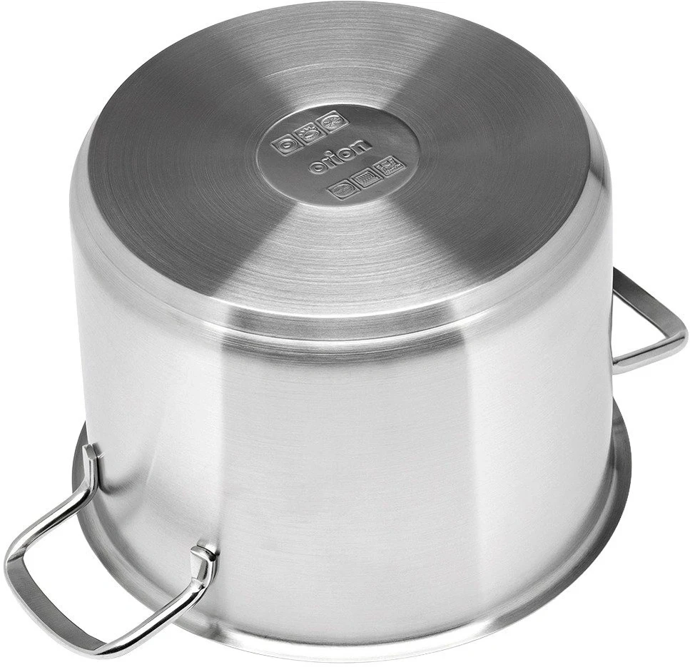 Nerūdijančiojo plieno puodas su stikliniu dangčiu, sidabrinis, 20 cm, 4,8 l