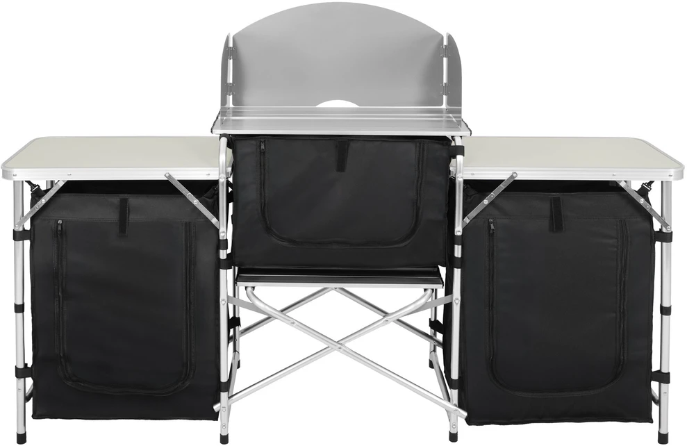 Springos Nešiojamas BBQ stalas 80 x 50 x 20 cm