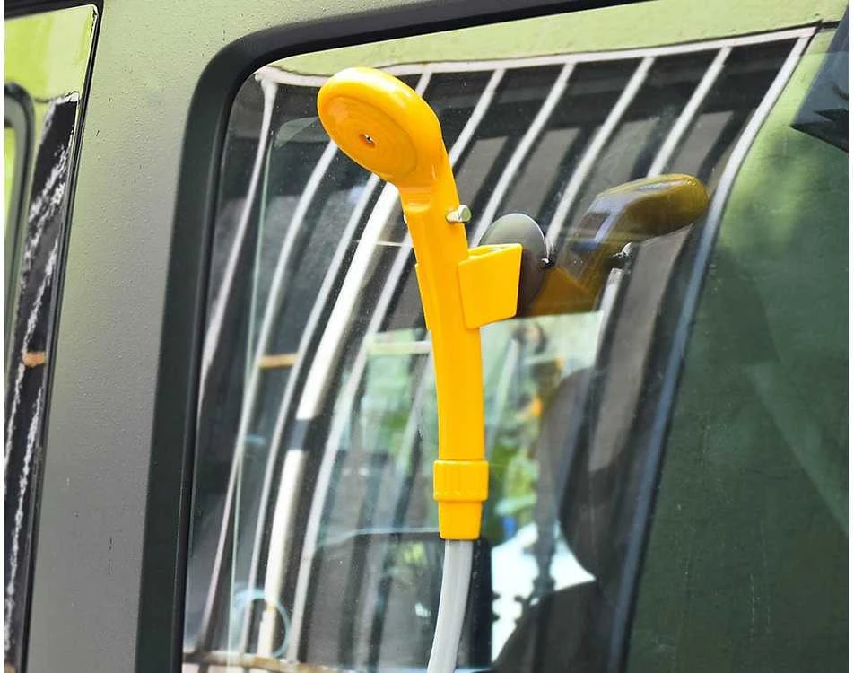 Verk Group Nešiojamas dušas automobiliui 12V su pompa ir priedais