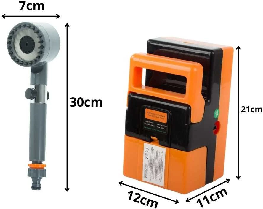 Verk Nešiojamas elektrinis dušas 12V
