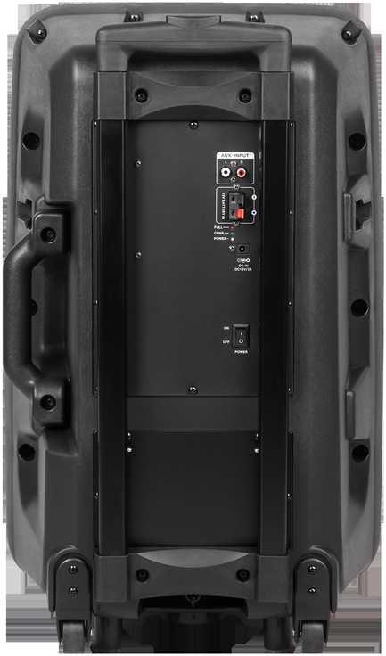 Kruger & Matz Aktyvus garsiakalbis (su 2 belaidžiais mikrofonais UHF, SD, Bluetooth, FM, USB) 40 W