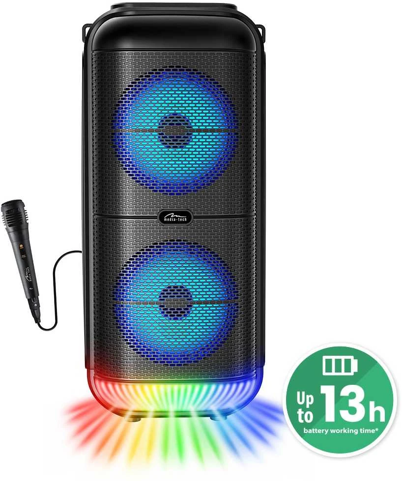 Nešiojamas Garsiakalbis - Media-Tech MT3183 Bluetooth 50W Juodas