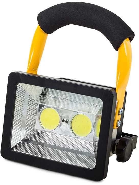 Nešiojamas halogeninis LED prožektorius su akumuliatoriumi 30W