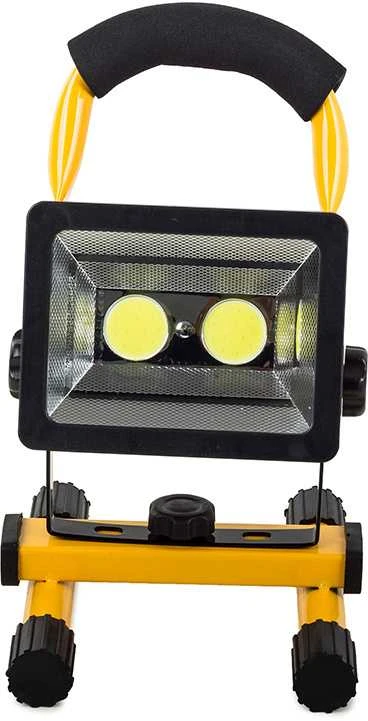 Nešiojamas halogeninis LED prožektorius su akumuliatoriumi 30W