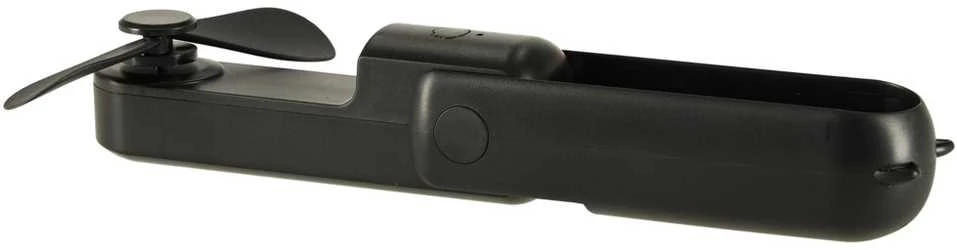 Nešiojamas USB Ventiliatorius 3 Greičių, 1200 mAh, Juodas