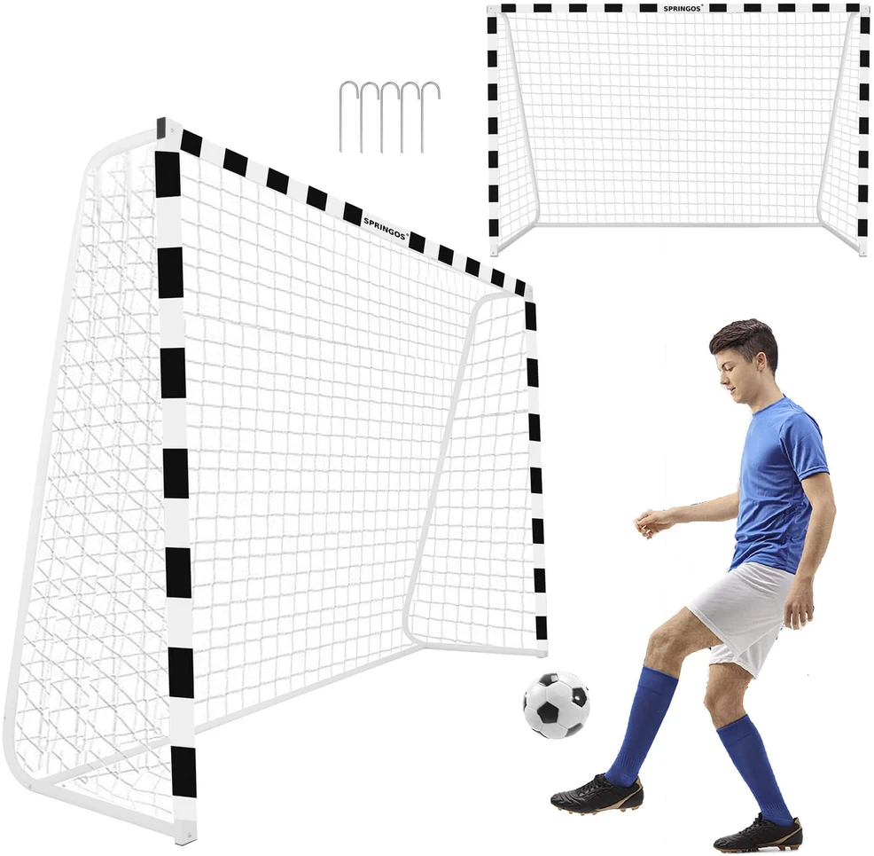 Springos Nešiojami futbolo vartai 300 × 200 × 90 cm