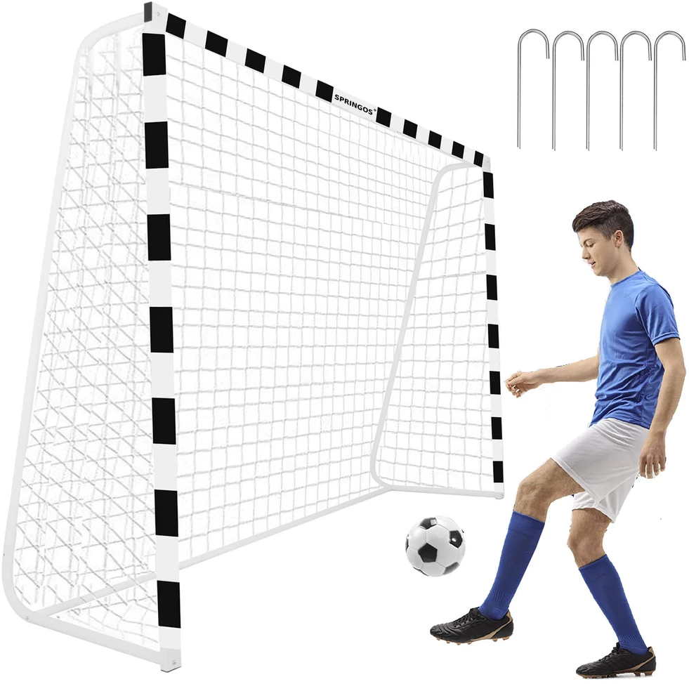 Springos Nešiojami futbolo vartai 300 × 200 × 90 cm