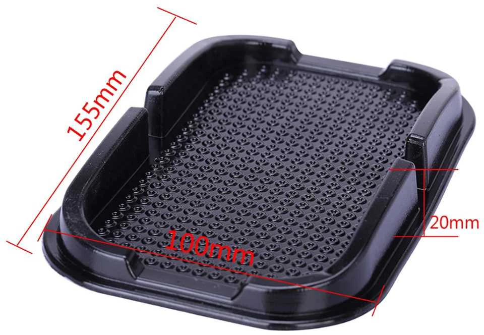 Sticky non-slip mat for phones