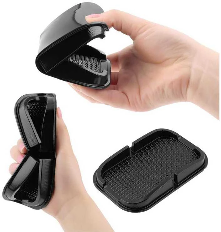 Sticky non-slip mat for phones