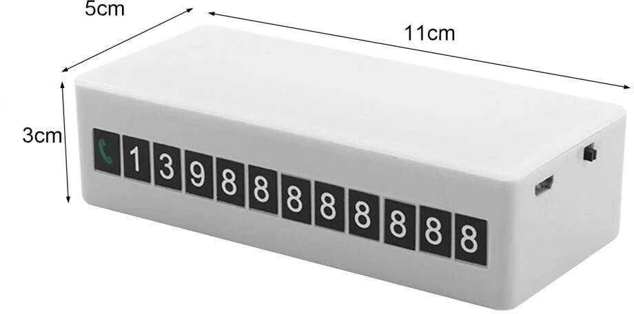 Numerio laikiklis su LED apšvietimu