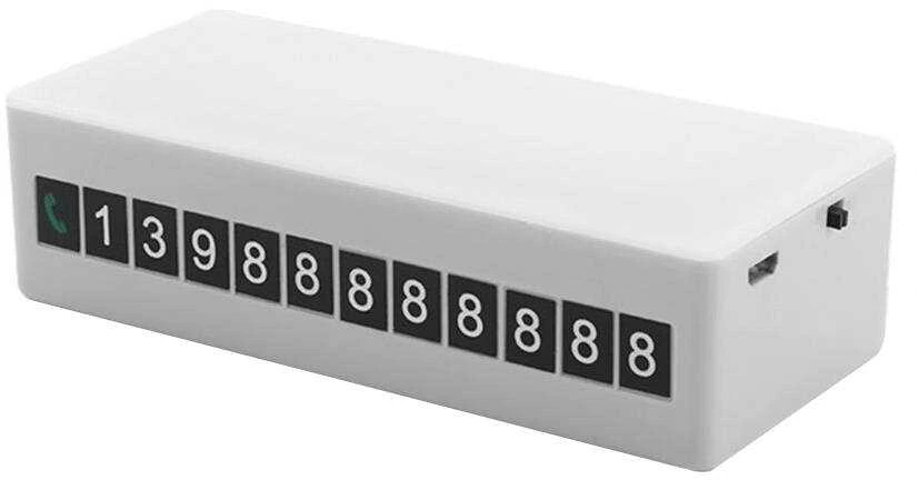 Numerio laikiklis su LED apšvietimu