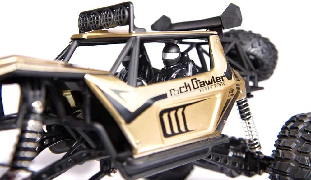 Ikonka RC automobilis Rock Crawler 2.4GHz 1:8 51cm aukso spalvos