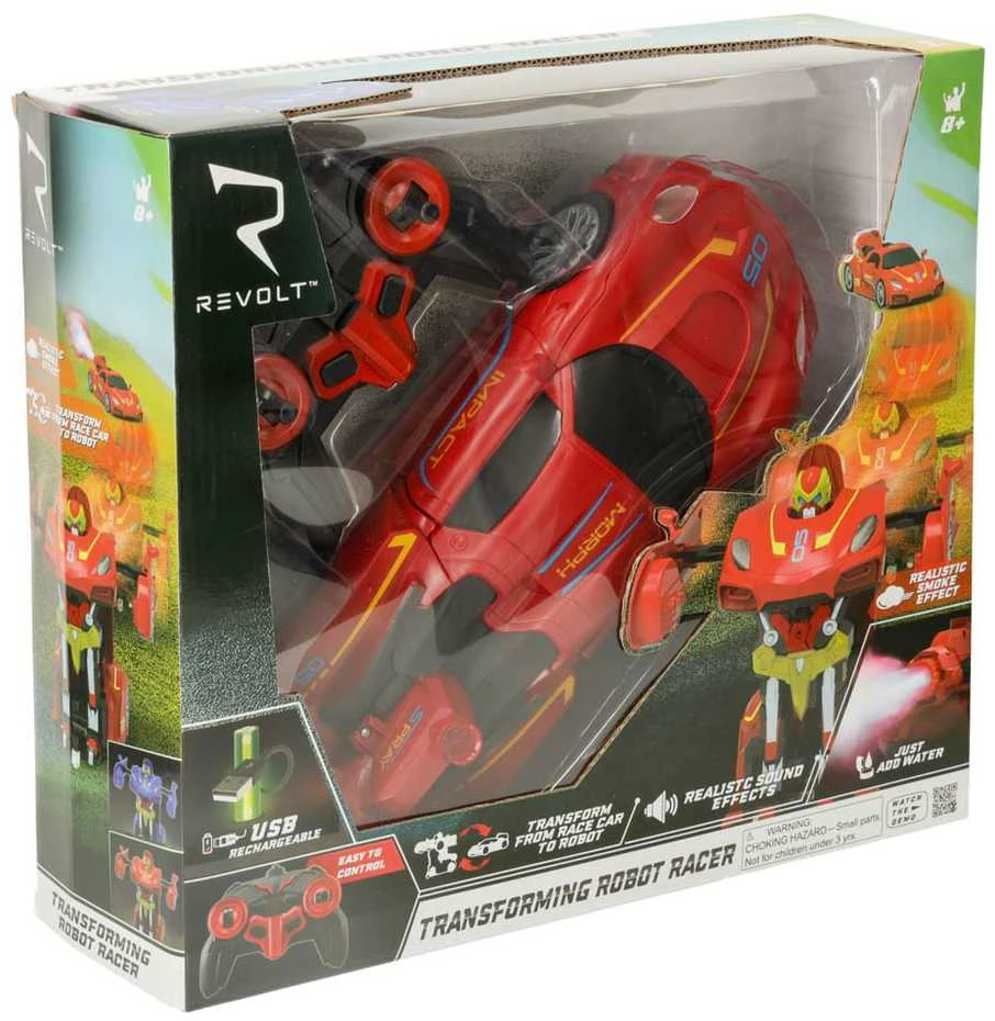 Transformerio robotas lenktyninis automobilis Revolt TRANSFORMING ROBOT RACER