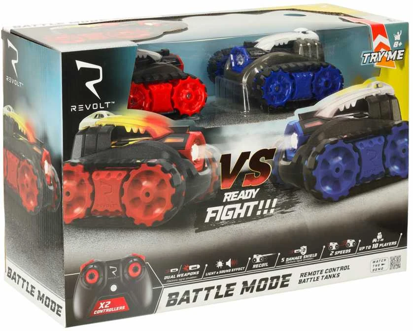RC Revolt BATTLE nuotolinio valdymo automobilis mūšio režimas garsiniai žibintai 2pak