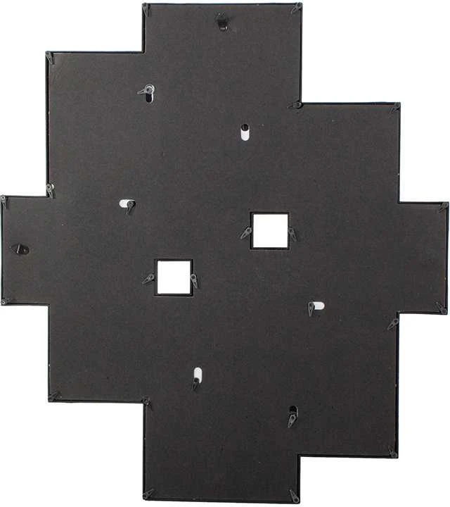 Nuotraukų rėmelis 3D, juodas, 54x49 cm, 10 vnt.