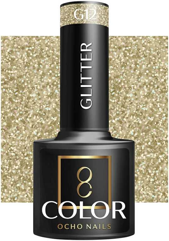 Activeshop OCHO NAILS hibridinis lakas glitter G13 -5 g