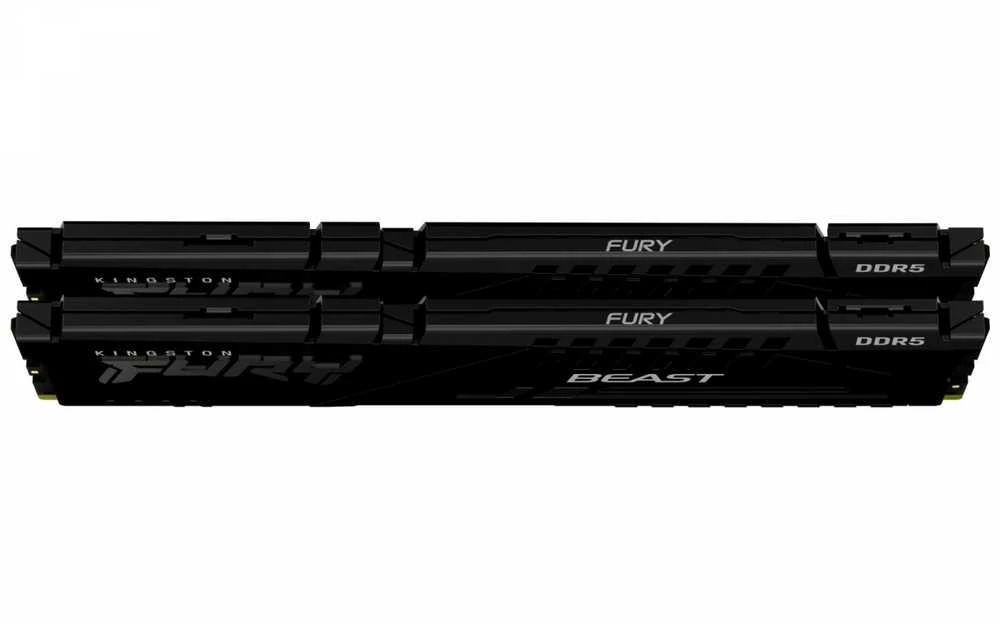 RAM Kingston KF564C32BBEK2-64 64GB 6400MT/s DDR5 CL32 DIMM (Kit of 2) FURY Beast Juodas EXPO | Kingstonas