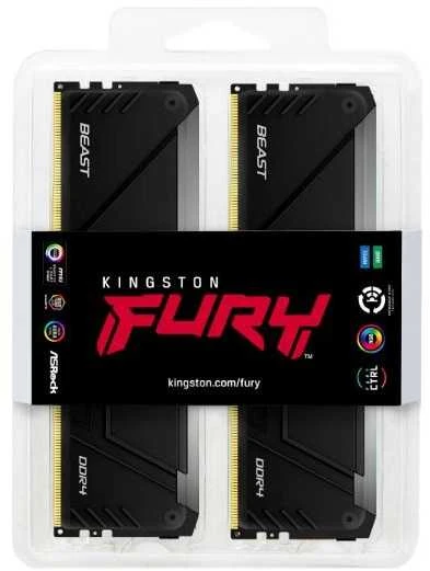 Kingston Fury Beast DDR4 operatyviosios atminties rinkinys pakuotėje