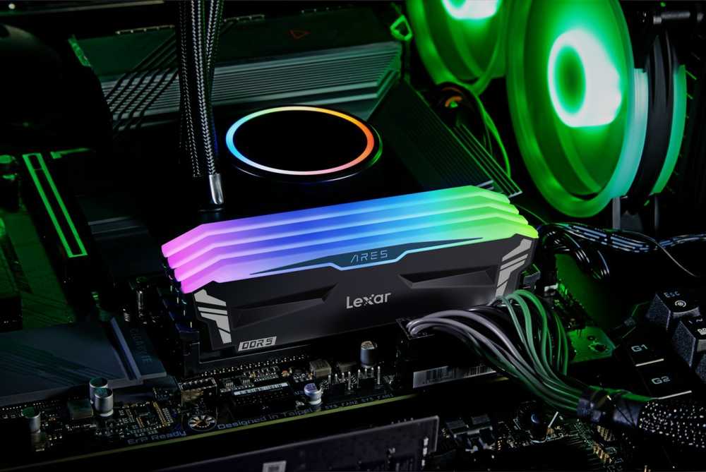 RAM Lexar | Darbalaukio atmintis | ARES | 32 komplektas (16GBx2) GB | DDR5 | 7200 MHz | PC/serveris | Registracijos Nr. | ECC Nr