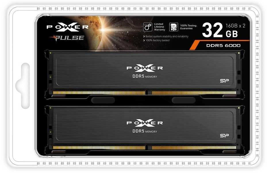 RAM Silicon Power XPOWER impulsas | 32 GB | DDR5 | 6000 MHz | PC/serveris | Registracijos Nr. | ECC Nr