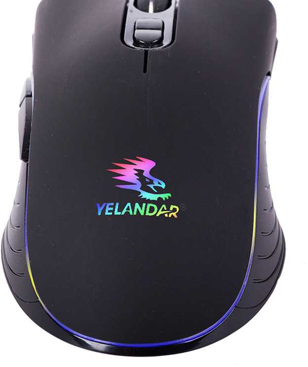 Kilimėlis Optinė pelė su RGB apšvietimu, 12,5 cm