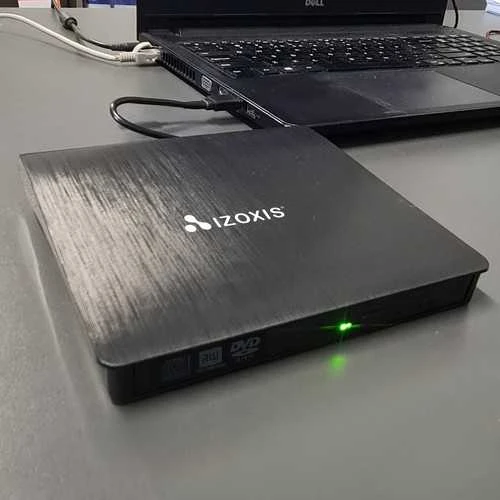 Išorinis diskas + CD įrašymo įrenginys Izoxis 24351