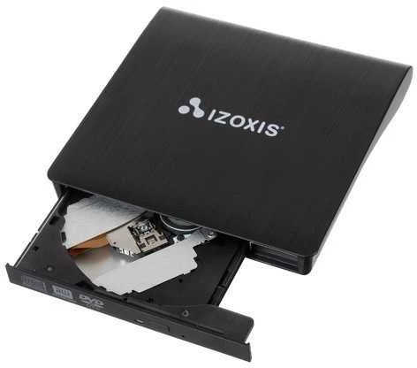 Išorinis diskas + CD įrašymo įrenginys Izoxis 24351
