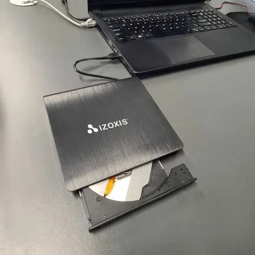 Išorinis diskas + CD įrašymo įrenginys Izoxis 24351