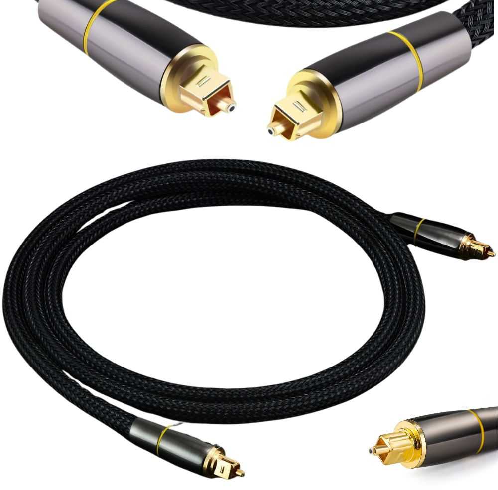 Optinis kabelis, 3 m, pintas, Toslink