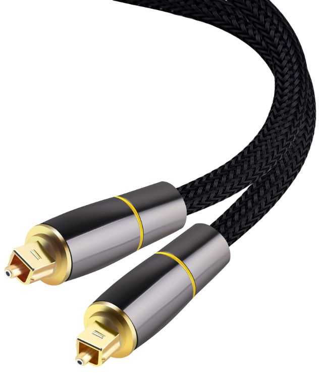 Optinis kabelis, 3 m, pintas, Toslink
