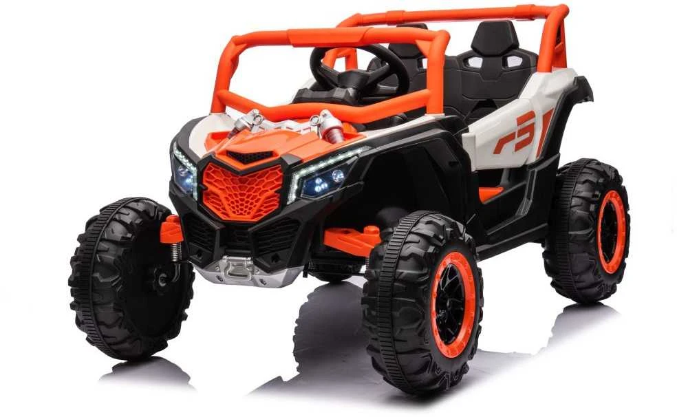 Lean Cars ELEKTROMOBILIS VAIKAMS NEL-901 4X4 ORANŽINIS