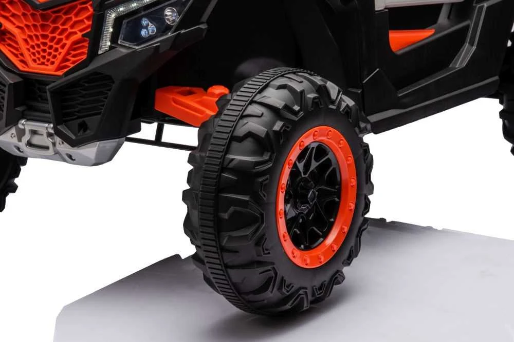 Lean Cars ELEKTROMOBILIS VAIKAMS NEL-901 4X4 ORANŽINIS