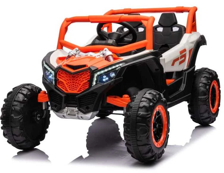 Lean Cars ELEKTROMOBILIS VAIKAMS NEL-901 4X4 ORANŽINIS
