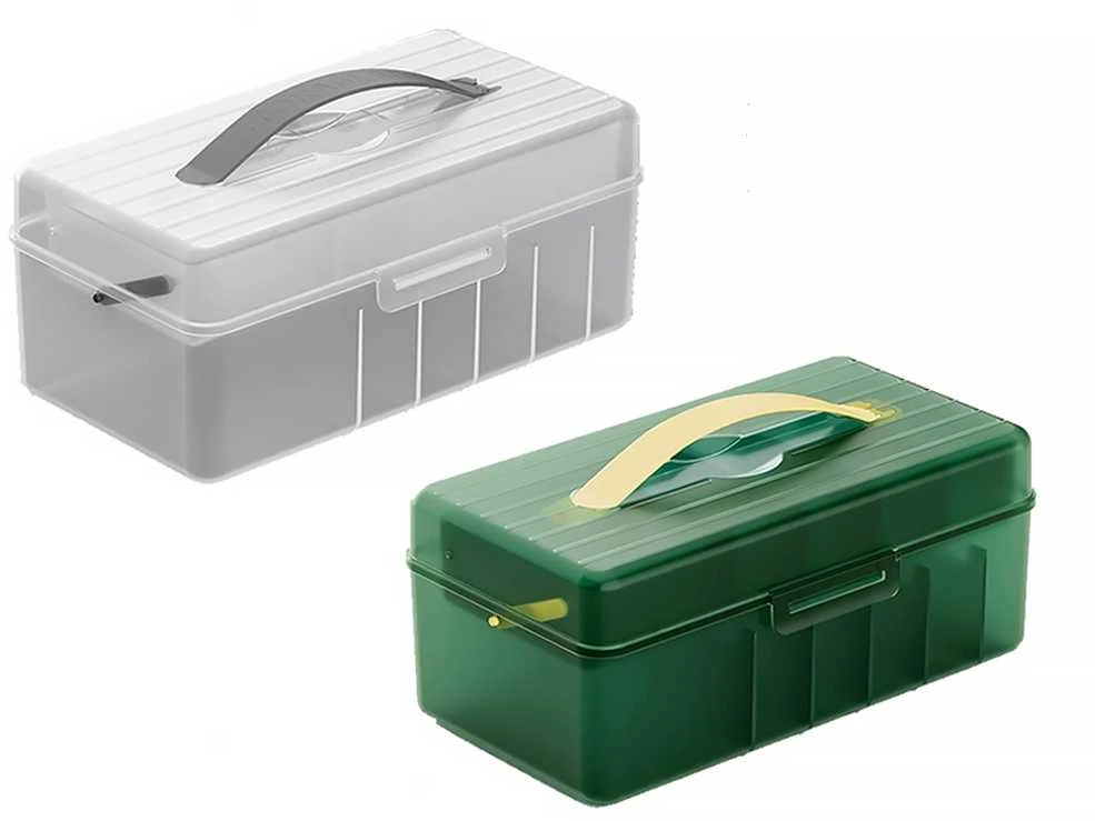 Organizatorius su skyreliais 24x13x10 cm plastikinis