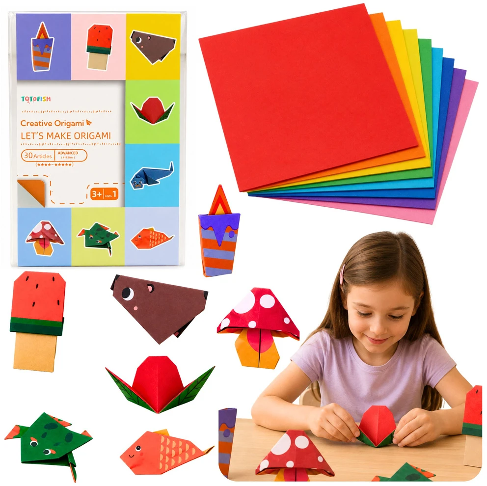 Lean Origami sąsiuvinis spalvotas 30 lapų